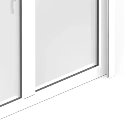 GoodHome Fenêtre alu 2 vantaux oscillo-battant + volet roulant électrique blanc - l.120 x h.115 cm