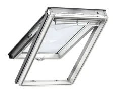 Velux Fenêtre de toit à projection Confort Whitefinish - bois peint en blanc L. 114 x H. 140 cm (GPL 2076 SK08)