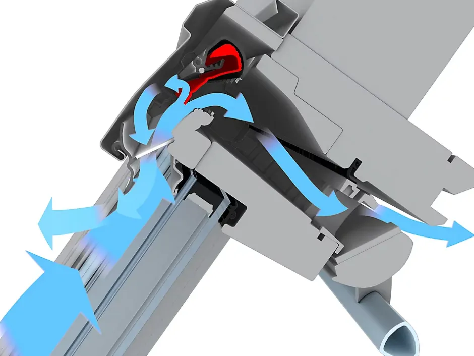 Velux Fenêtre de toit à rotation Tout Confort Whitefinish - bois peint en blanc L. 55 x H. 98 cm (GGL 2057 CK04)