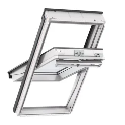 Fenêtre de toit à rotation GGU SK08 0057 L.114 x H.140 cm Tout confort EverFinish blanc-VELUX Sale