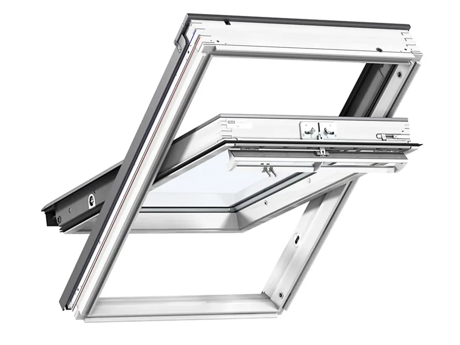 Fenêtre de toit à rotation Tout Confort Whitefinish - bois peint en blanc L. 78 x H. 98 cm (GGL 2057 MK04)-Velux Best