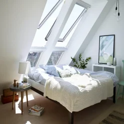 Fenêtre de toit à rotation GPU MK06 0057 L.78 x H.118 cm Tout confort EverFinish blanc-VELUX Best