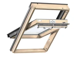 Velux Fenêtre de toit à rotation Standard Clearfinish - bois/pin L. 55 x H. 98 cm (GGL 3054 CK04)