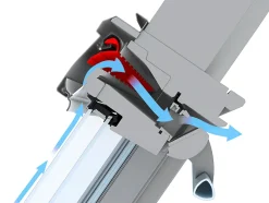 Velux Fenêtre de toit motorisée électrique GGU MK08 Integra® confort Everfinish - polyuréthane L. 78 x H. 140 cm