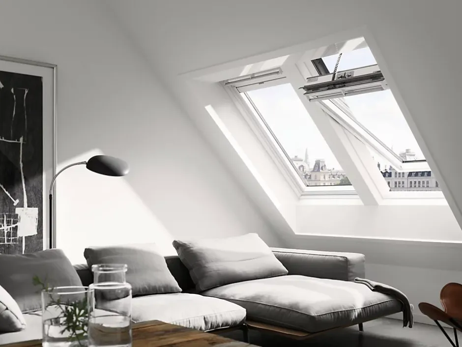 Fenêtre de toit motorisée électrique INTEGRA® Confort Everfinish - Polyuréthane L. 114 x H. 118 cm (GGU 007621 SK06)-Velux Discount