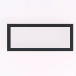 Fenêtre fixe double vitrage en aluminium gris l.153 x H.62 cm-GoodHome Outlet