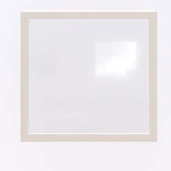 GoodHome Fenêtre fixe double vitrage en aluminium blanc l.123 x H.137 cm