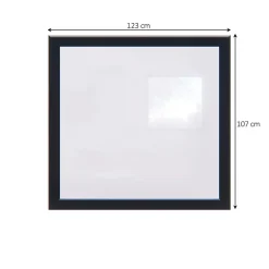 Fenêtre fixe double vitrage en aluminium gris l.123 x H.107 cm-GoodHome Best