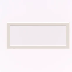 GoodHome Fenêtre fixe double vitrage en aluminium blanc l.103 x H.97 cm