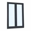 Fenêtre oscillo-battante double vantaux PVC anthracite L 1000mm x H 1300mm ouvrant droit-Fral Fermetures