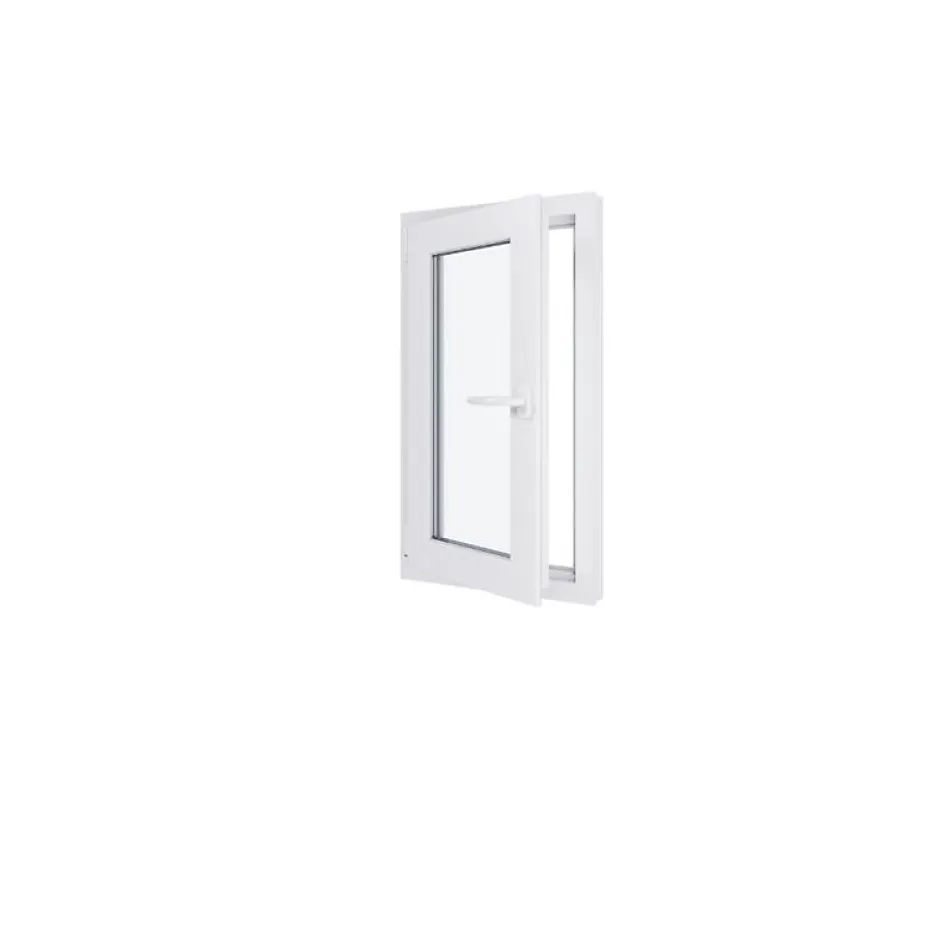 Hexa’Fen Fenêtre PVC - LxH 500x900 mm -Triple Vitrage - Blanc -poignée à droite