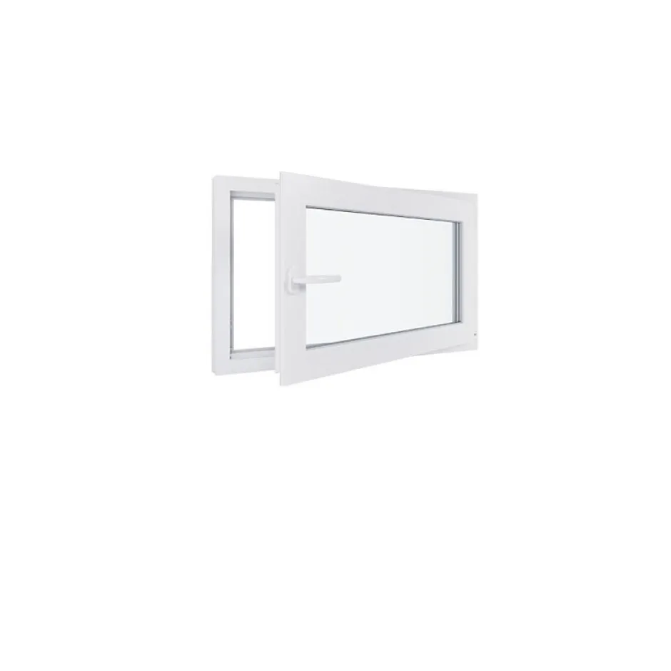 Fenêtre PVC - LxH 1100x600 mm -Triple Vitrage - Blanc -poignée à gauche-Hexa’Fen Sale