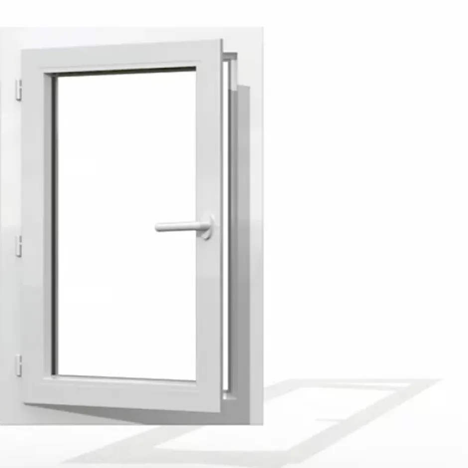 Fenêtre PVC 1 vantail H 75 x L 40 cm OF pour pose en neuf avec poignée - tirant gauche-Gefradis Outlet