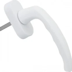 Fenêtre PVC 1 vantail oscillo-battant avec volet roulant manivelle verre brouillé H 95 x L 60 cm pour pose en neuf - tirant gauche-Gefradis Outlet