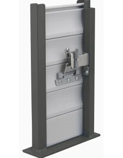 Thirard Ferme volet roulant, anti-soulèvement, inox, 67x71mm, 2 pièces -