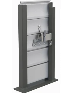 Thirard Ferme volet roulant, anti-soulèvement, inox, 67x71mm, 2 pièces -