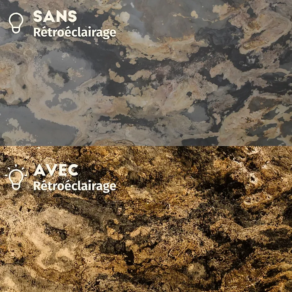 Feuille de Pierre naturelle Catarina 260x120 (à l'unité - 3,12 m²) --Ro'Ma Nature