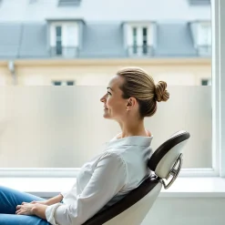 Film adhésif anti-regard mat translucide pour extérieur - 50 cm x 1 m - en Rouleau - DIMEXACT- Discount