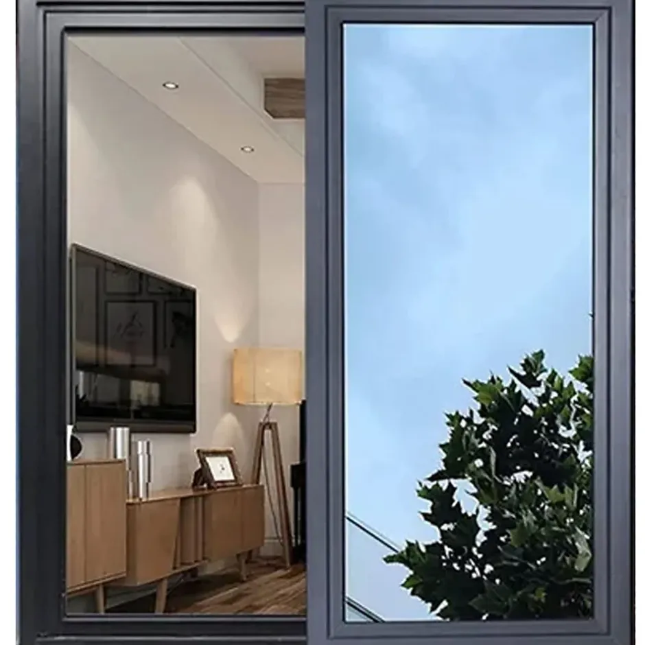 Ambiance Sticker Film adhésif miroir privatif pour fenêtre au mètre - Anti-Regard Anti-UV Anti-Chaleur - 90cmx5m