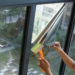 Ambiance Sticker Film adhésif miroir privatif pour fenêtre au mètre - Anti-Regard Anti-UV Anti-Chaleur - 60cmx6m