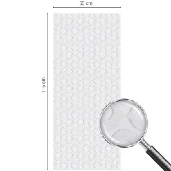 Wallfluent Film décoratif pour vitre 50x116 cm décoratif vitrail Formes Géométriques 1 rol.