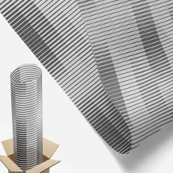 Wallfluent Film décoratif pour vitre 100x146 cm décoratif vitrail Grille Graphique 1 rol.