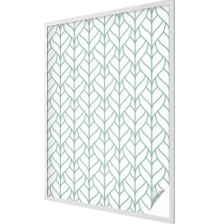 Film décoratif pour vitre 100x146 cm Protège efficacement l'intimité Symétrie Des Plantes 1 rol.-Wallfluent Clearance