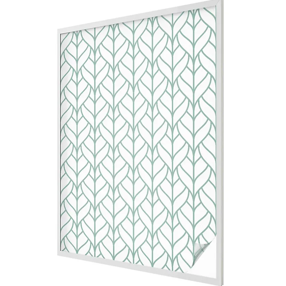 Film décoratif pour vitre 100x146 cm Protège efficacement l'intimité Symétrie Des Plantes 1 rol.-Wallfluent Clearance