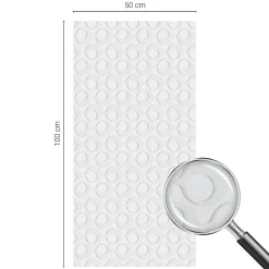 Wallfluent Film décoratif pour vitre 50x100 cm décoratif vitrail Formes Géométriques 1 rol.