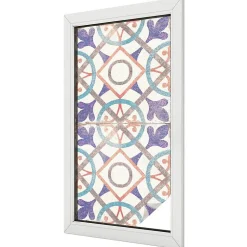 Film décoratif pour vitre 50x100 cm de protection d'intimité Mosaïques Colorées 1 rol.-Wallfluent New