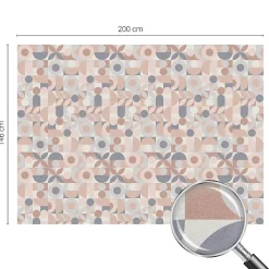 Film décoratif pour vitre 200x146 cm de protection d'intimité Mosaïque Abstraite 1 rol.-Wallfluent