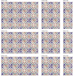 Film décoratif pour vitre 50x146 cm de protection d'intimité Mosaïques Colorées 1 rol.-Wallfluent Discount