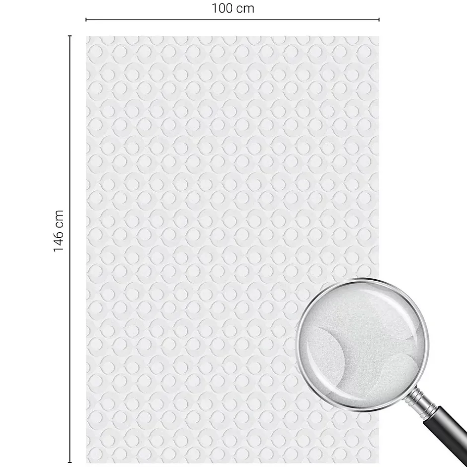 Wallfluent Film décoratif pour vitre 100x146 cm décoratif vitrail Formes Géométriques 1 rol.