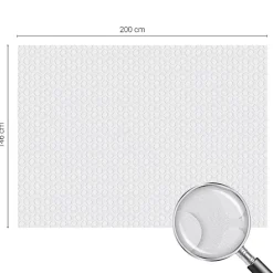 Wallfluent Film décoratif pour vitre 200x146 cm décoratif vitrail Formes Géométriques 1 rol.