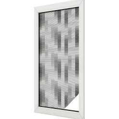 Wallfluent Film décoratif pour vitre 50x116 cm décoratif vitrail Grille Graphique 1 rol.