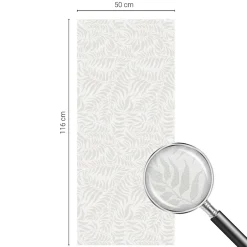 Film Ddépoli Autoadhésif 50x116 cm de protection d'intimité Élégance Feuillue 1 rol.-Wallfluent