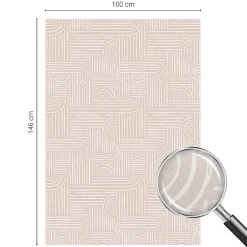 Film Ddépoli Autoadhésif 100x146 cm Protège efficacement l'intimité Motif Géométrique 1 rol.-Wallfluent Sale