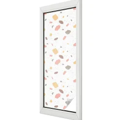 Wallfluent Film Ddépoli Autoadhésif 50x146 cm de protection d'intimité Terrazzo Abstrait 1 rol.