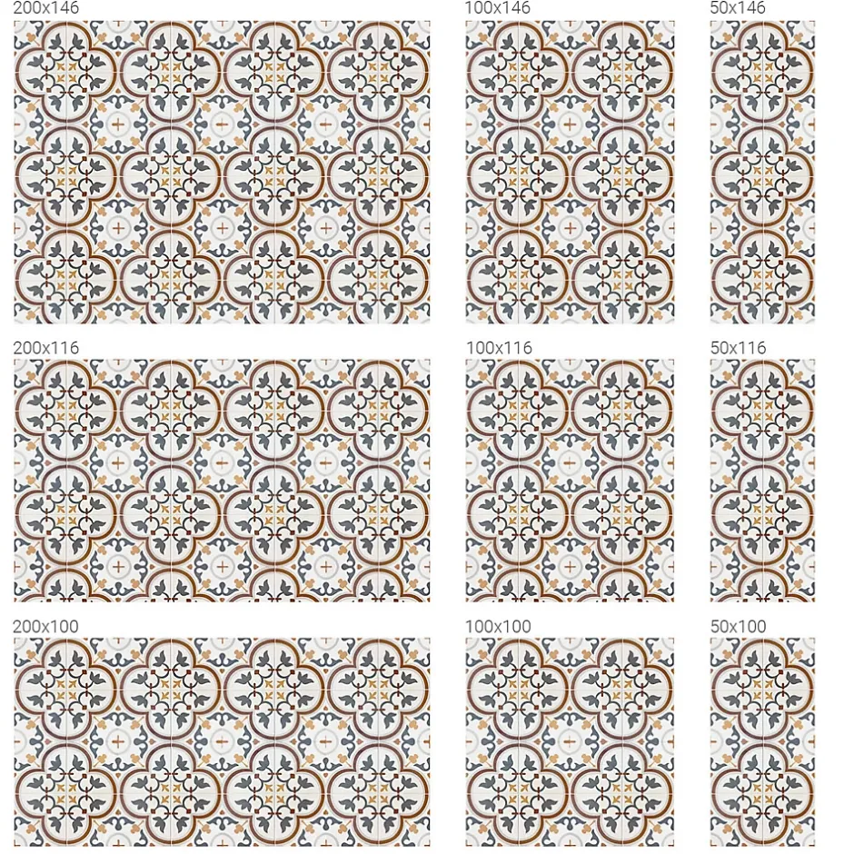 Wallfluent Film Ddépoli Autoadhésif 200x116 cm d'Intimité pour Fenêtre Rayures Ornements Carrelés 1 rol.