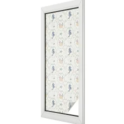 Film Ddépoli Autoadhésif 50x146 cm Protège efficacement l'intimité Hippocampes 1 rol.-Wallfluent Hot