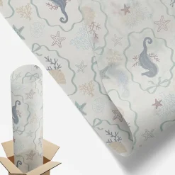 Film Ddépoli Autoadhésif 50x146 cm Protège efficacement l'intimité Hippocampes 1 rol.-Wallfluent Hot