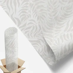 Wallfluent Film Ddépoli Autoadhésif 50x100 cm de protection d'intimité Élégance Feuillue 1 rol.