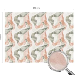 Film Ddépoli Autoadhésif 200x146 cm d'Intimité pour Fenêtre Rayures Vagues Colorées 1 rol.-Wallfluent Discount