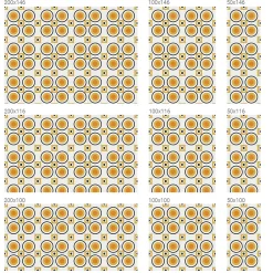 Film Ddépoli Autoadhésif 100x116 cm décoratif vitrail Cercles Rétro 1 rol.-Wallfluent Sale