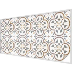 Film Ddépoli Autoadhésif 200x100 cm d'Intimité pour Fenêtre Rayures Ornements Carrelés 1 rol.-Wallfluent Online