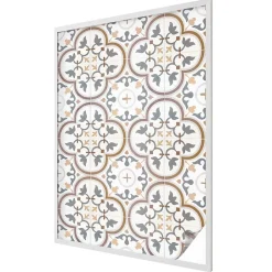 Film Ddépoli Autoadhésif 100x146 cm d'Intimité pour Fenêtre Rayures Ornements Carrelés 1 rol.-Wallfluent Sale