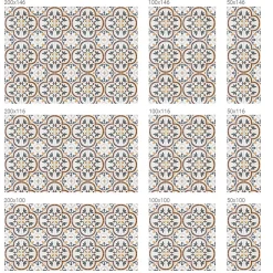 Film Ddépoli Autoadhésif 100x146 cm d'Intimité pour Fenêtre Rayures Ornements Carrelés 1 rol.-Wallfluent Sale