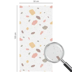 Film Ddépoli Autoadhésif 50x100 cm de protection d'intimité Terrazzo Abstrait 1 rol.-Wallfluent Clearance