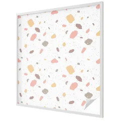 Film Ddépoli Autoadhésif 100x100 cm de protection d'intimité Terrazzo Abstrait 1 rol.-Wallfluent Outlet