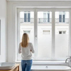 Film dépoli blanc adhésif - 152 cm x 2 m - en Rouleau - DIMEXACT